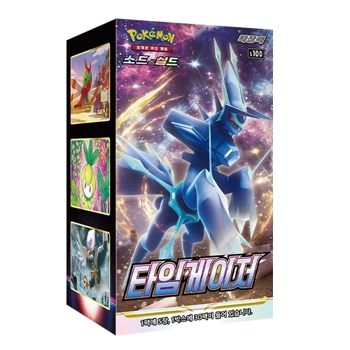 Pokemon Trading Cards Sword & Shield Time Gazer Booster Box Korean