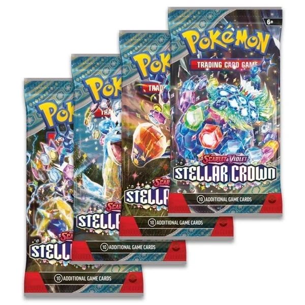 Pokemon Trading Cards Stellar Crown Booster Pack 1 Pack