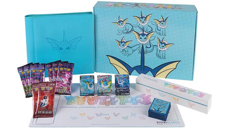 Pokemon Trading Cards Vaporeon Premium Gift Box Chinese