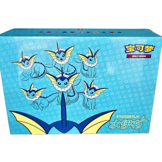 Pokemon Trading Cards Vaporeon Premium Gift Box Chinese