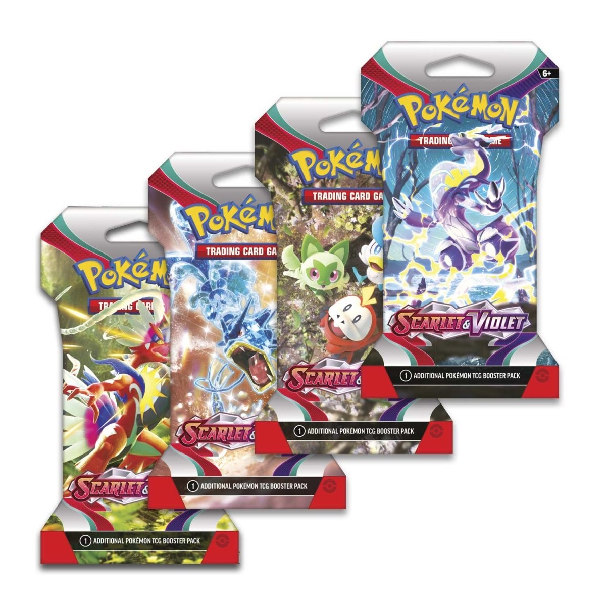 Pokemon Trading Cards Scarlet and Violet Sleeved Pack English