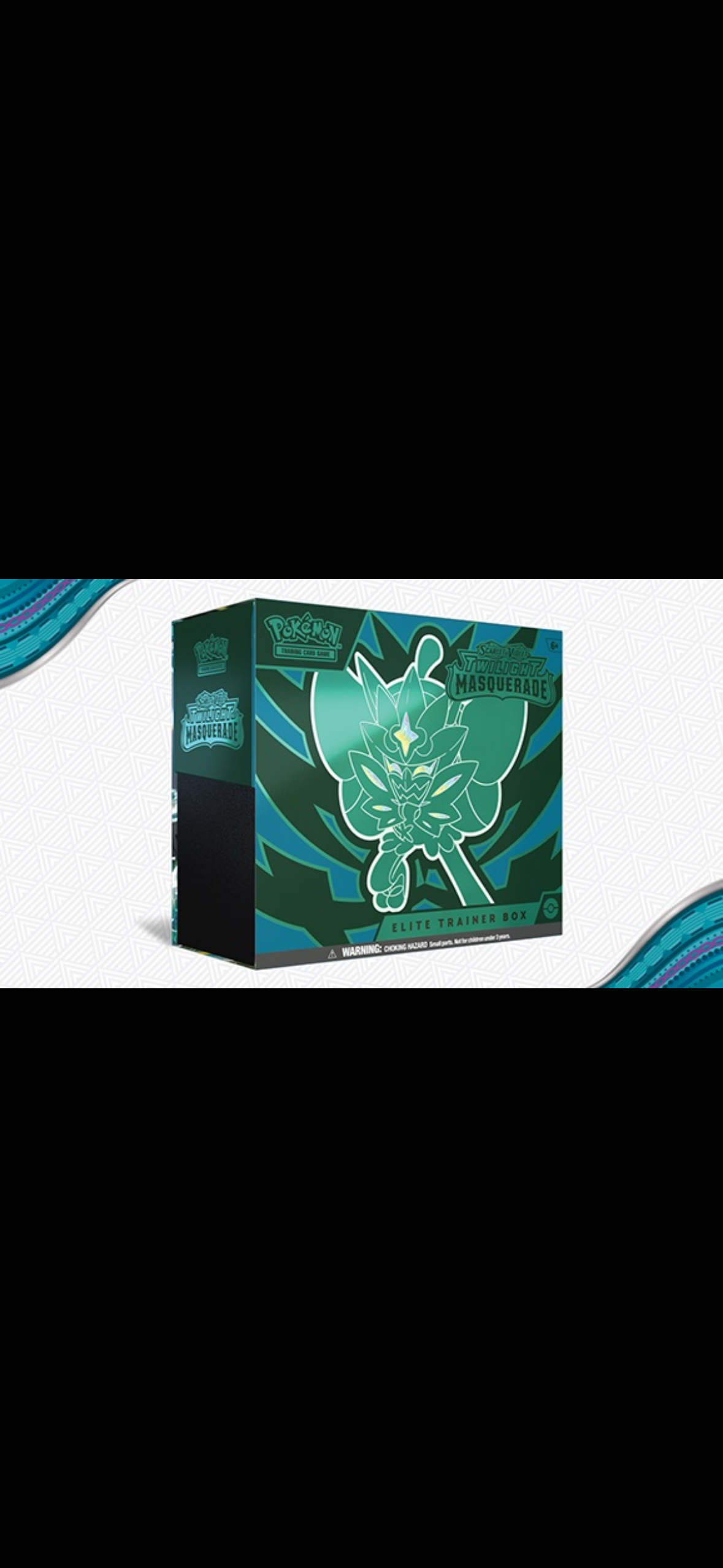 Pokemon TCG: Scarlet & Violet - Twilight Masquerade Elite Trainer Box (Shrink torn a bit)