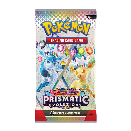Pokemon Trading Cards Prismatic Evolution Booster Pack English