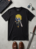 CUSTOMISED TSHIRT BLACK - COTTON