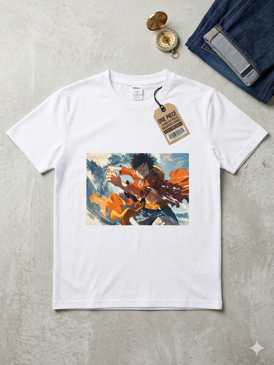 CUSTOMISED TSHIRT WHITE - COTTON