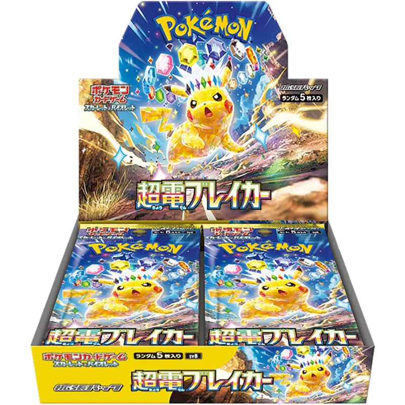 Pokemon Trading Cards Electric Breaker Booster Box Japanese