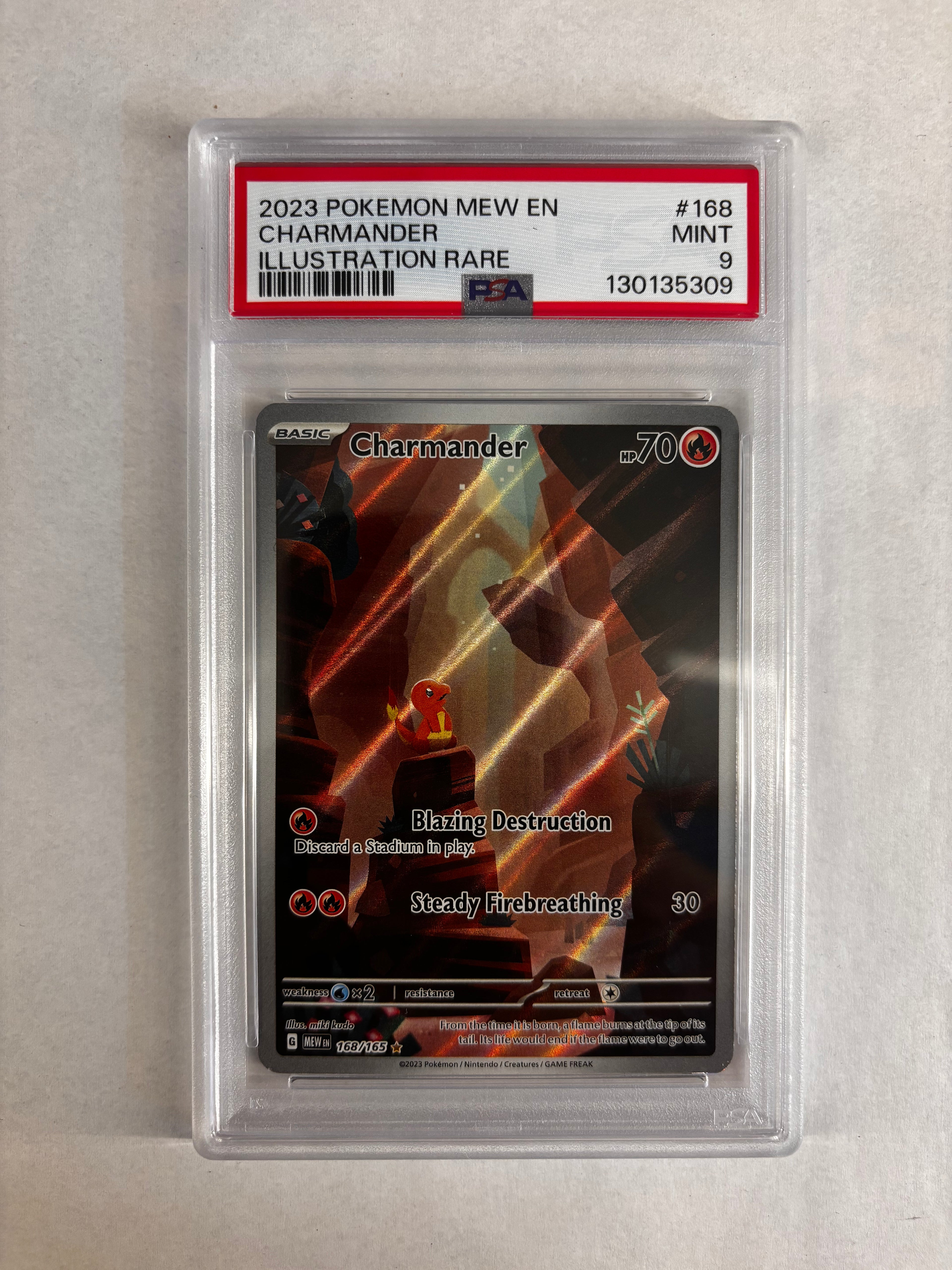 CHARMANDER PSA 9