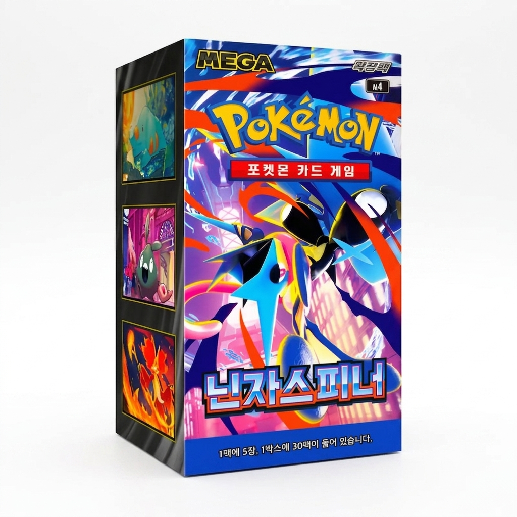 Pokemon Trading Cards Ninja Spinner Booster Box Korean