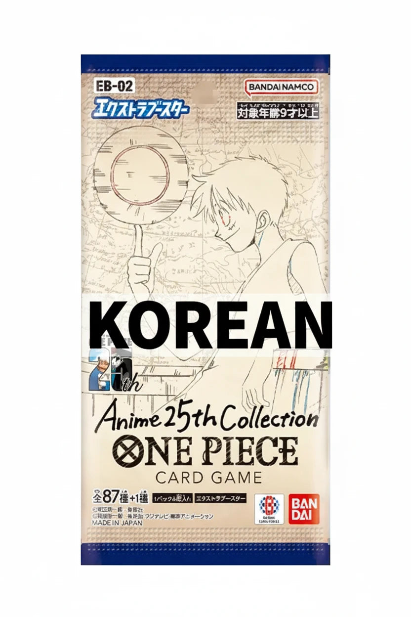 One Piece Trading Cards EBK-02 Booster Pack Korean