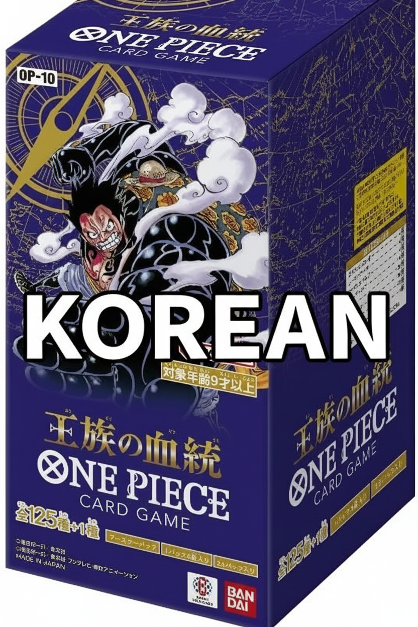 One Piece Trading Card OPK-10 Booster Box Korean