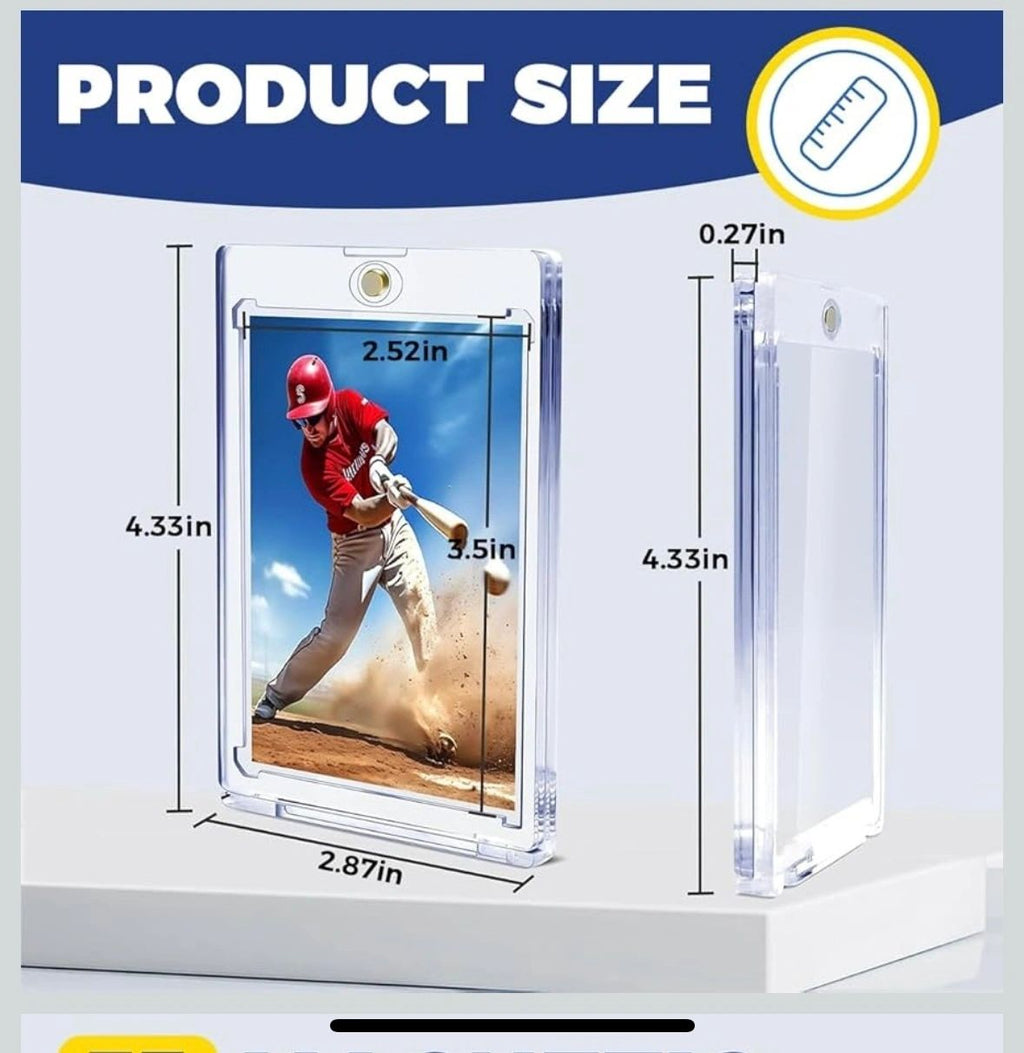 Acrylic Magnetic Card Holder Case (1PC)